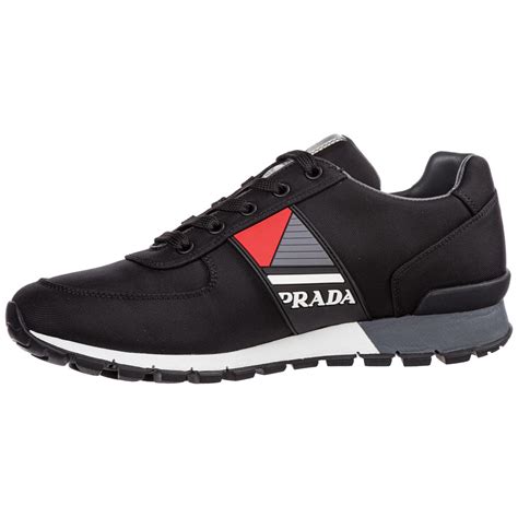 black prada trainers sale|men's black Prada trainers.